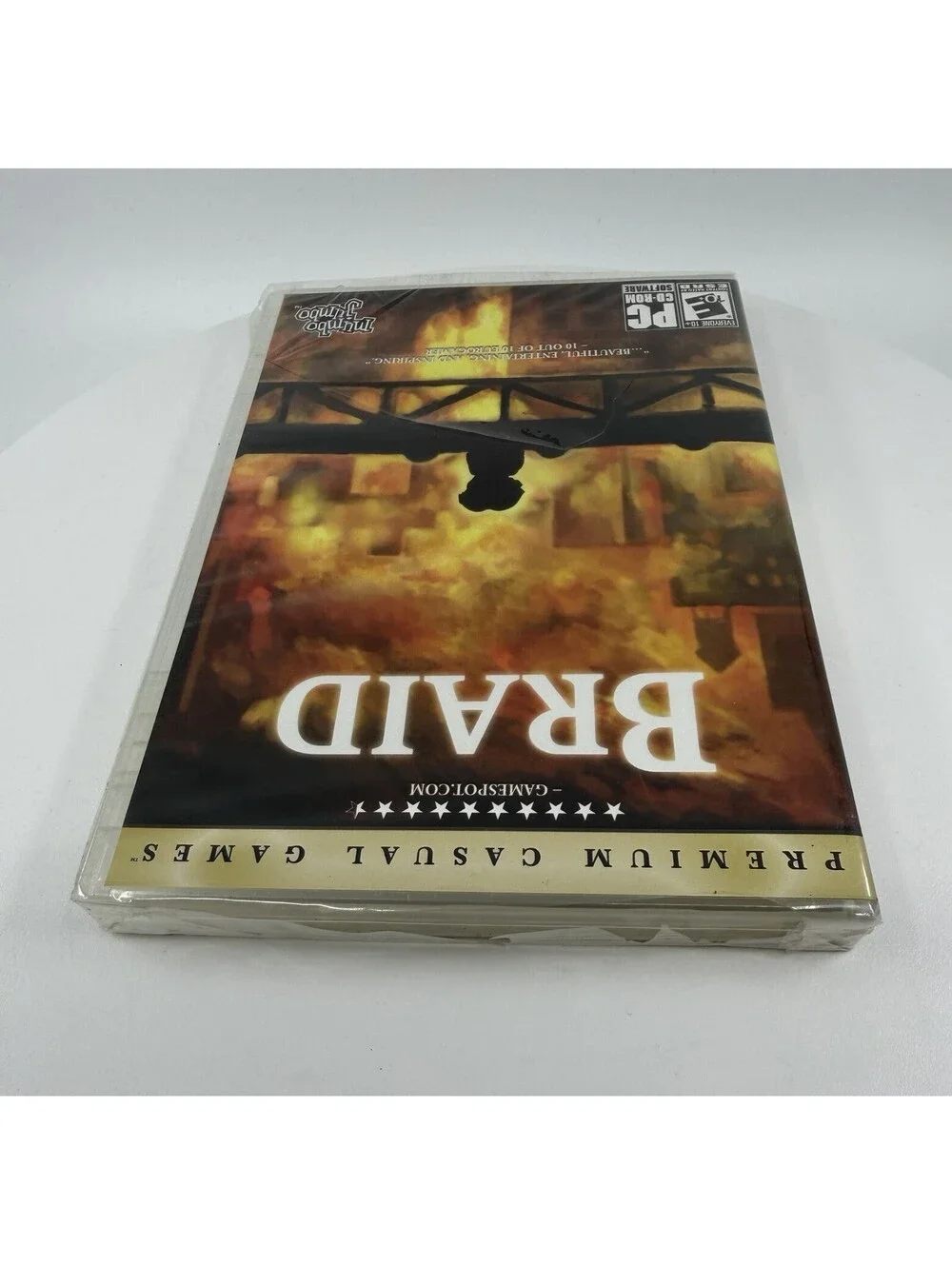 BRAID PC Game CD-ROM Windows Puzzle Platformer Mind-Bending Indie Computer Retro